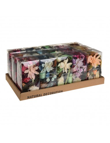 Caja 250 gr flores con aroma perfumes y modelos varios