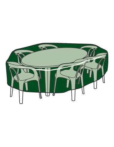 Funda protección cubre mesa y sillas ø205x90cm