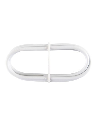 Cable plastificado blanco (gusanillo) 1m portavisillo pv024  cintacor