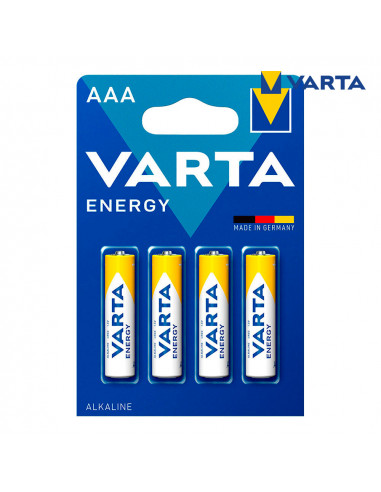 S.of.  pila varta aaa - lr03 "energy value pack" (blister 4 unid)  ø10,5x44,5mm