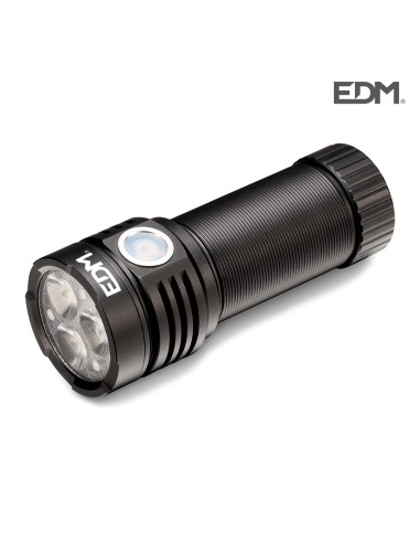 Linterna led flashlight 3 x osram recargable edm