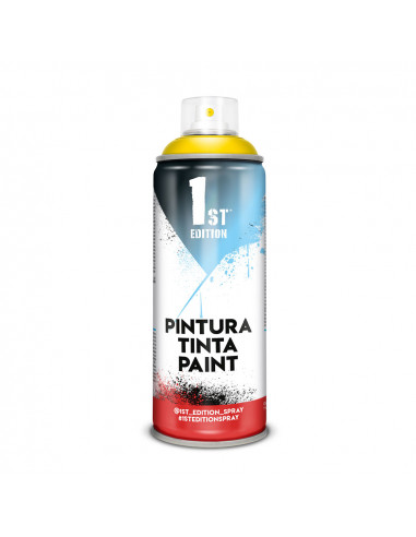 Pintura en spray 1st edition 520cc / 300ml mate amarillo canario ref 643