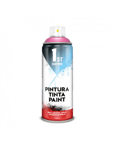 Pintura en spray 1st edition 520cc / 300ml mate rosa chicle ref 647