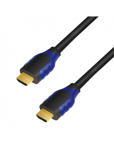 Cable hdmi 1m 2.0 con ethernet, 4k2k / 60hz, negro
