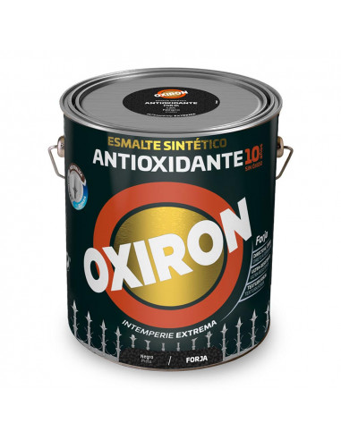 Esmalte sintético metálico antioxidante oxiron forja negro 4l titan 5809028