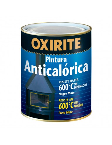 Oxirite pintura anticalorica negro mate 0.750l