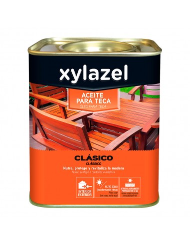 Xylazel aceite para teca incoloro 4l