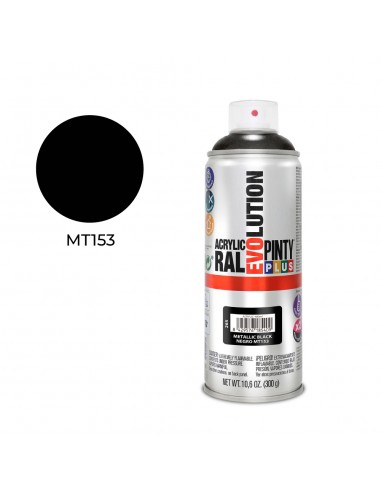 Spray metalizado negro 400ml