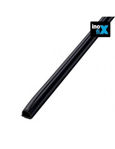 Cablefix adhesivo 8x7mm negro 4mts (blister) inofix 